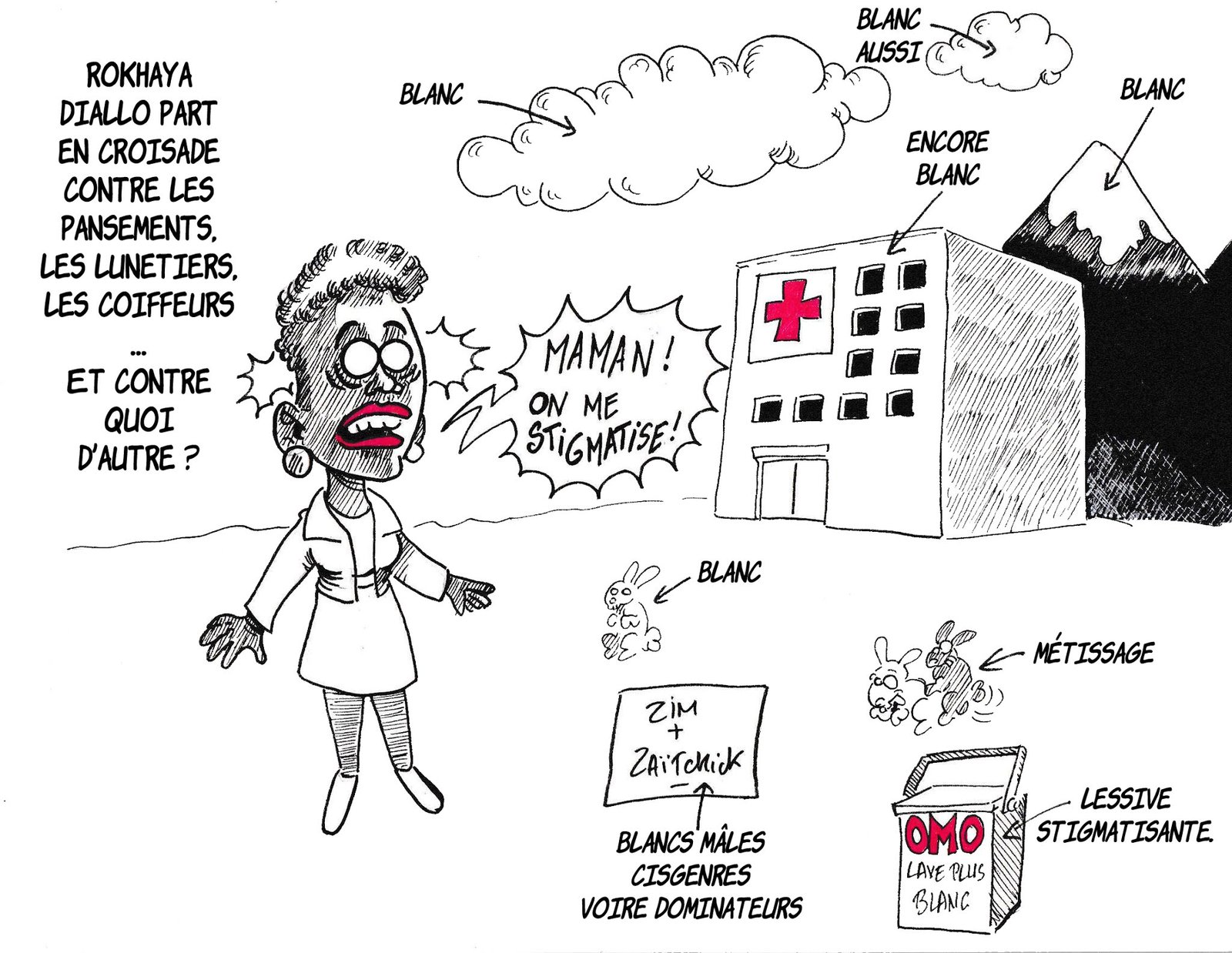 Rokhaya lave plus blanc.