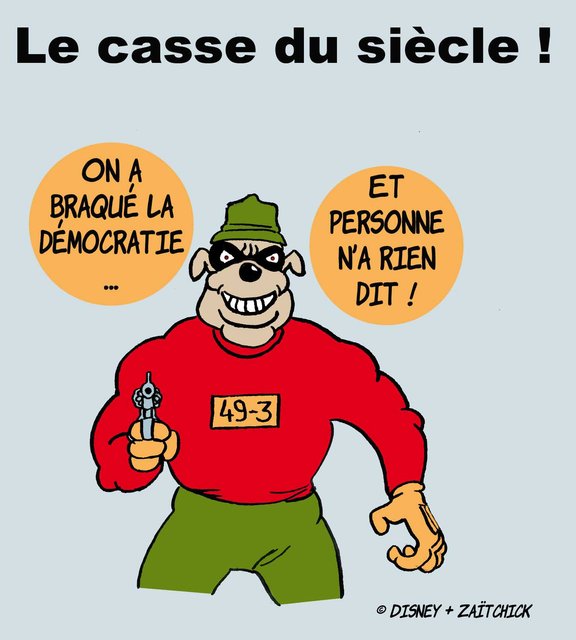 Marche aussi avec les ordonnances...