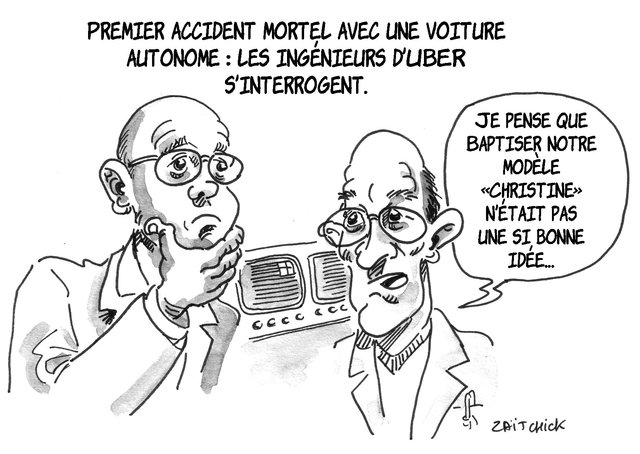 "Repens-toi Uber", dit monsieur Tic-Tac.