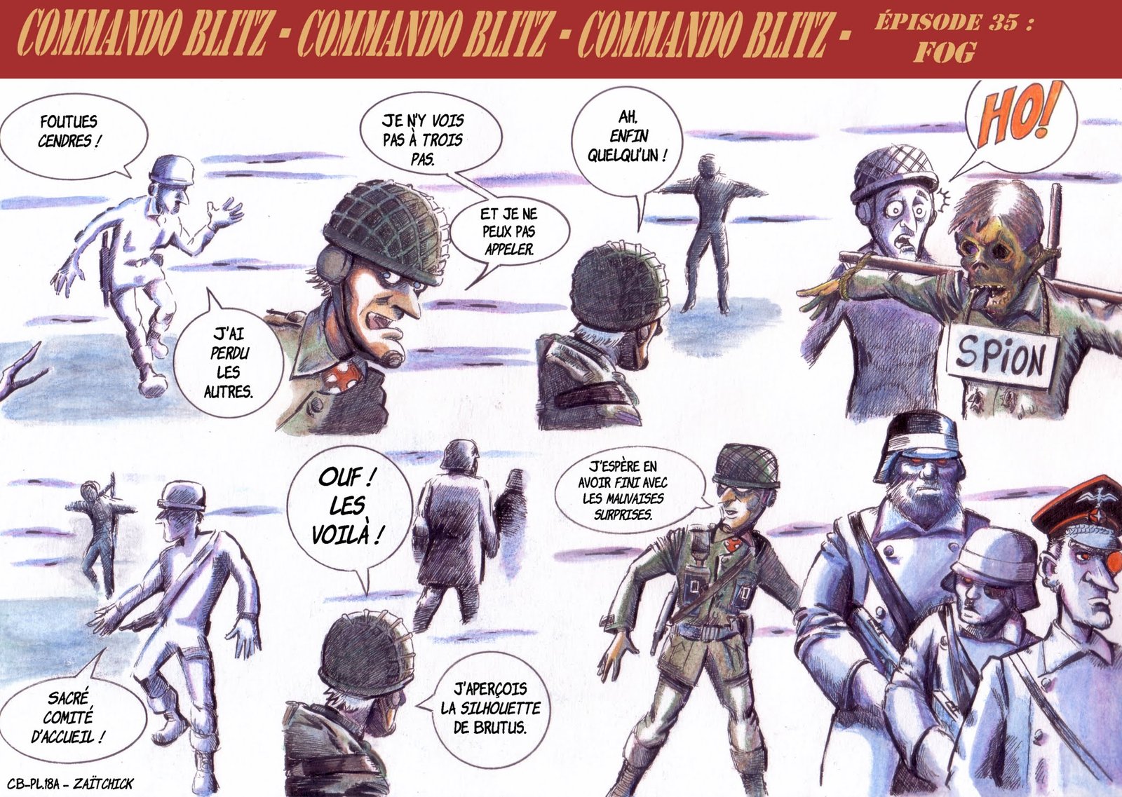 Commando Blitz : Fog en couleurs