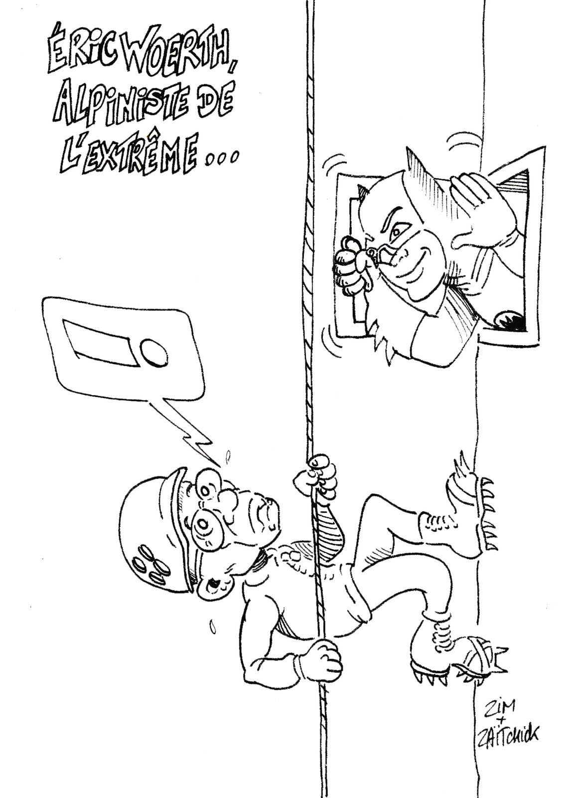 Premier de cordée...