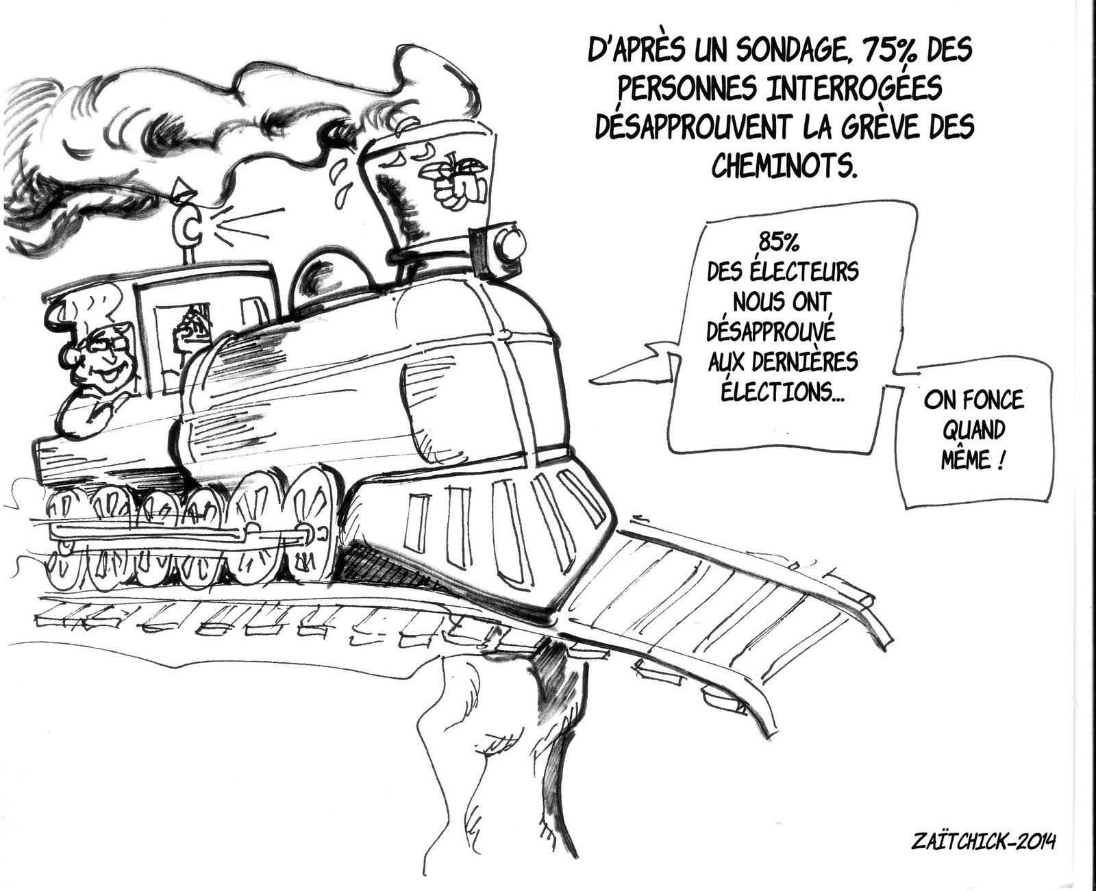 "Le train de l'Etat navigue sur un volcan"