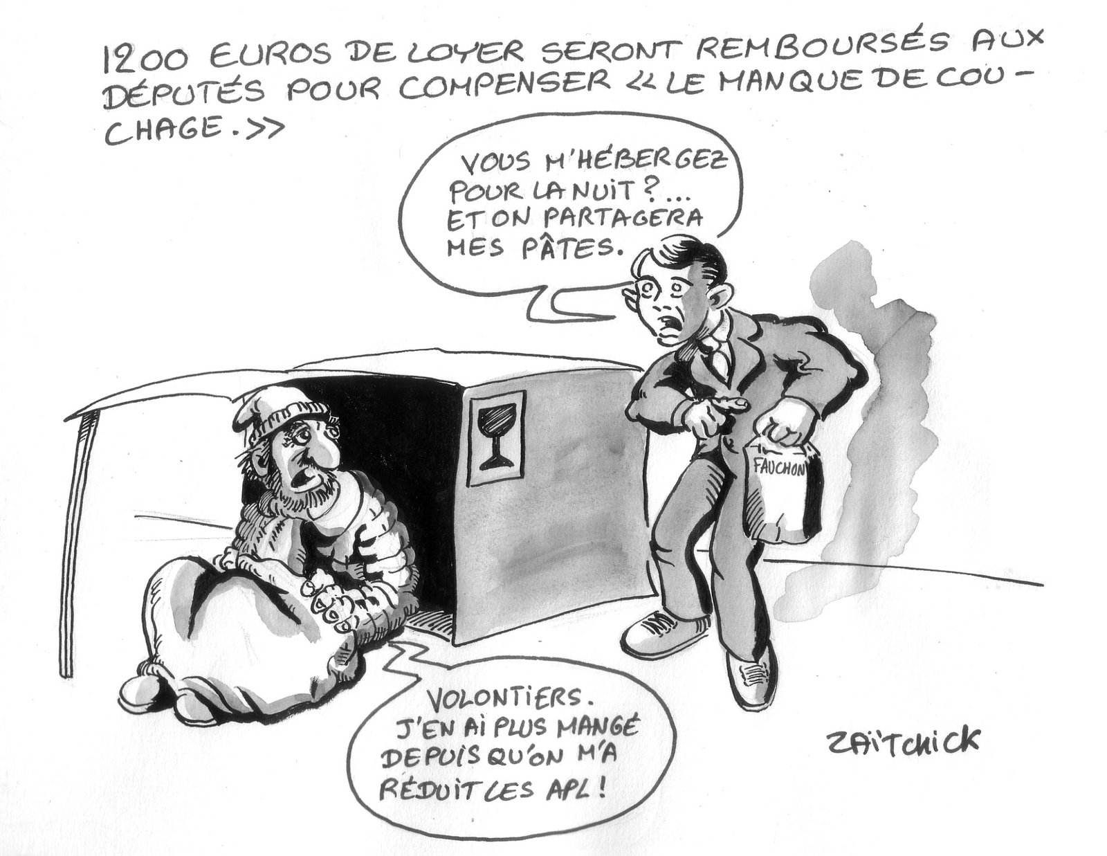 Comme on fait son lit, on se fait payer le couchage.