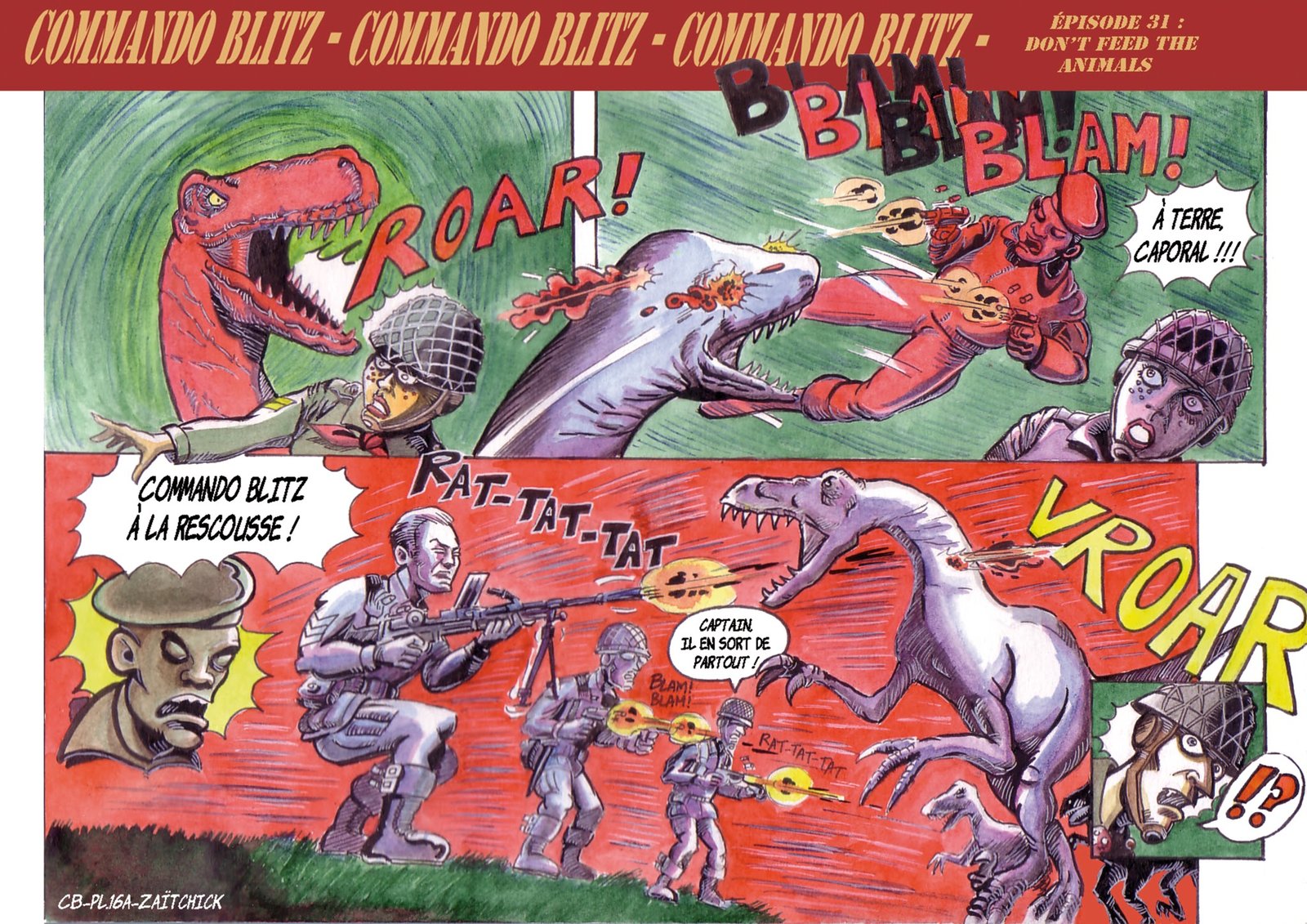 Commando Blitz, épisode 31 : Don't feed the animals.