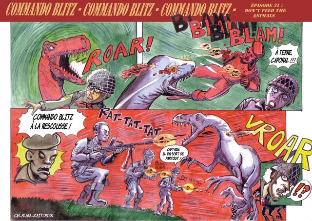 Commando Blitz, épisode 31 : Don't feed the animals.