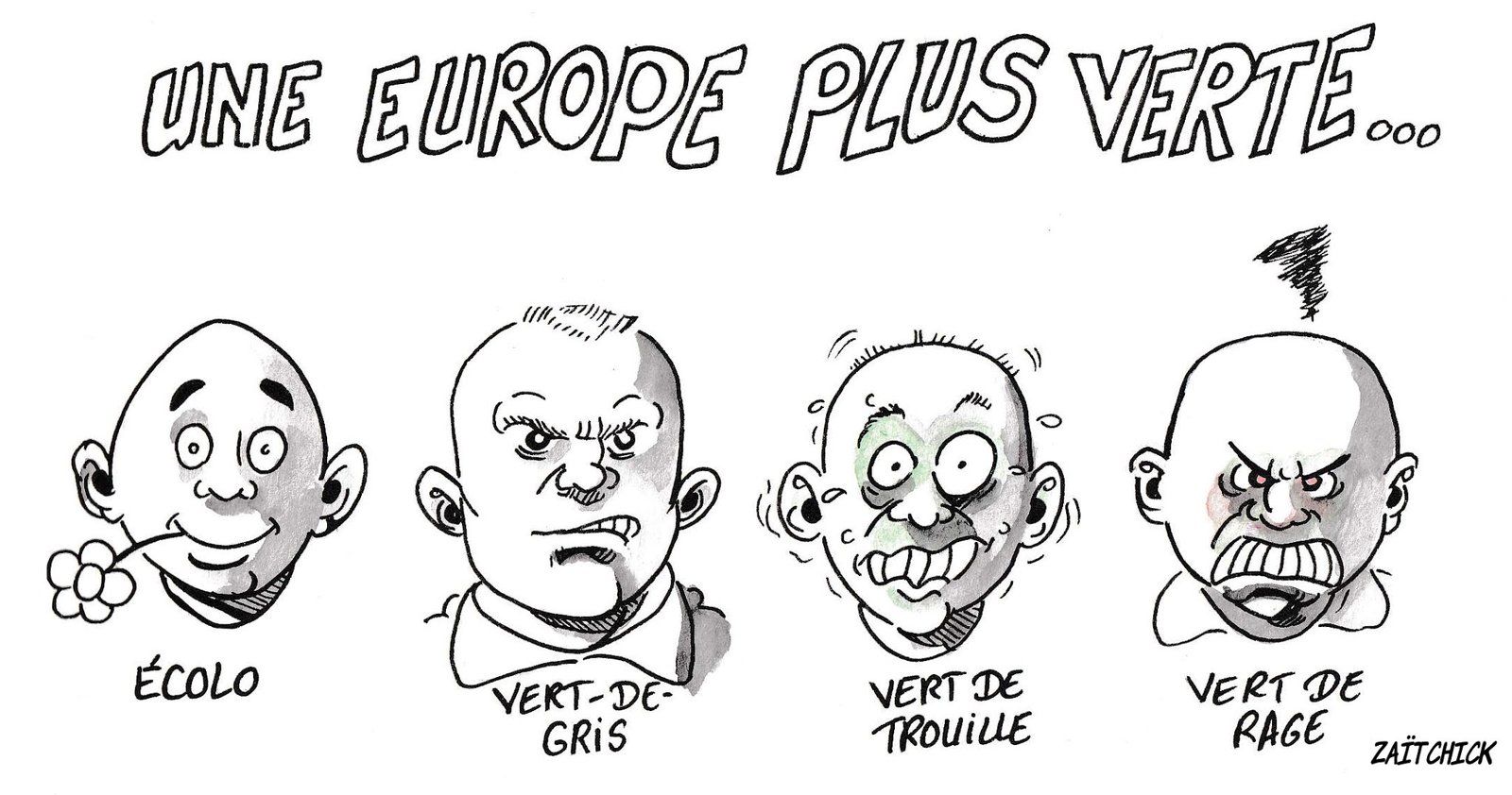 50 nuances de vert...