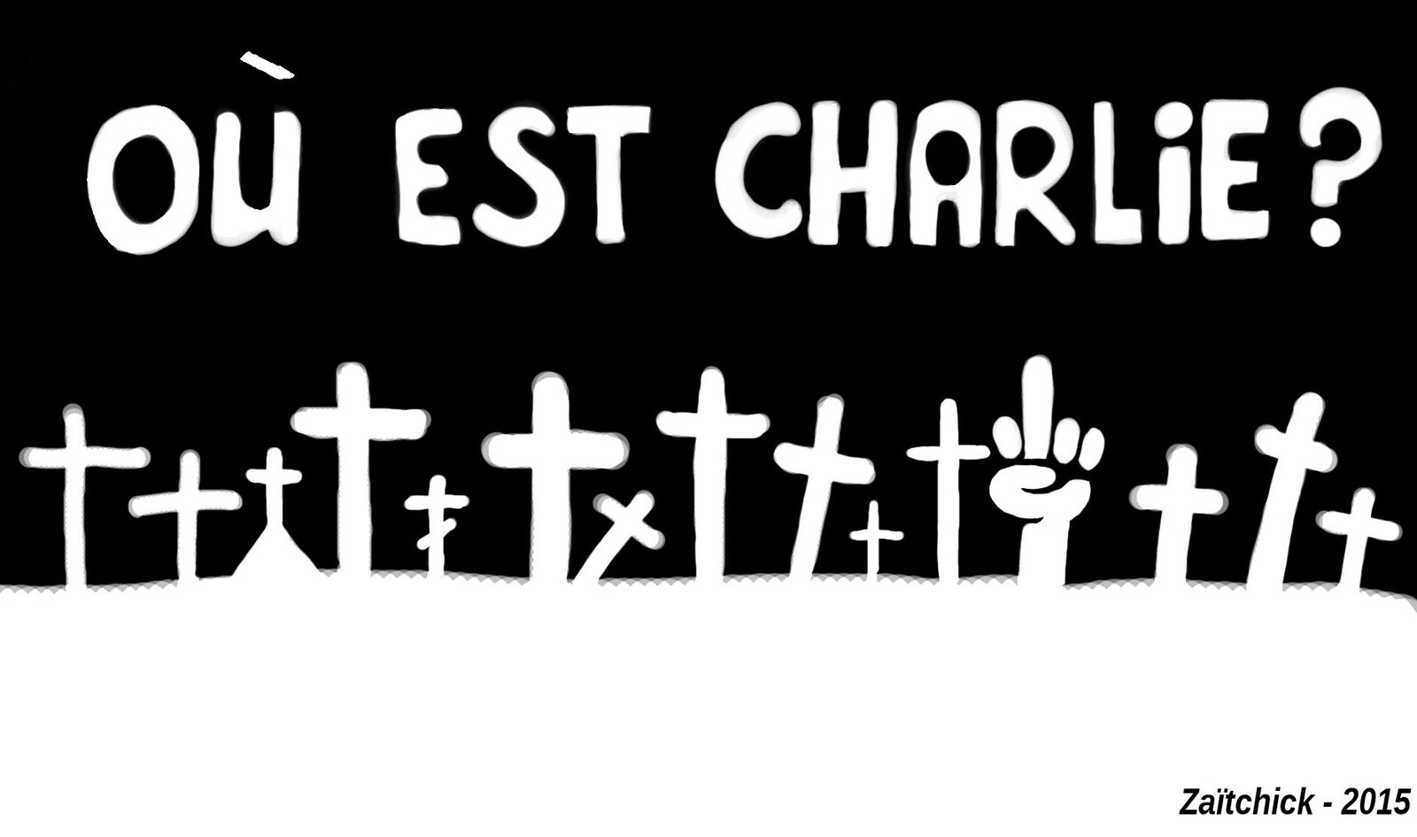 Il ne faut pas prendre les enfants de Charlie pour des canards sauvages.