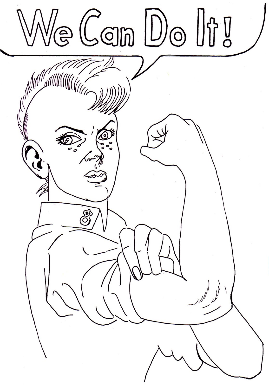 We can do it - noir &amp; blanc