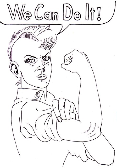 We can do it - noir &amp; blanc