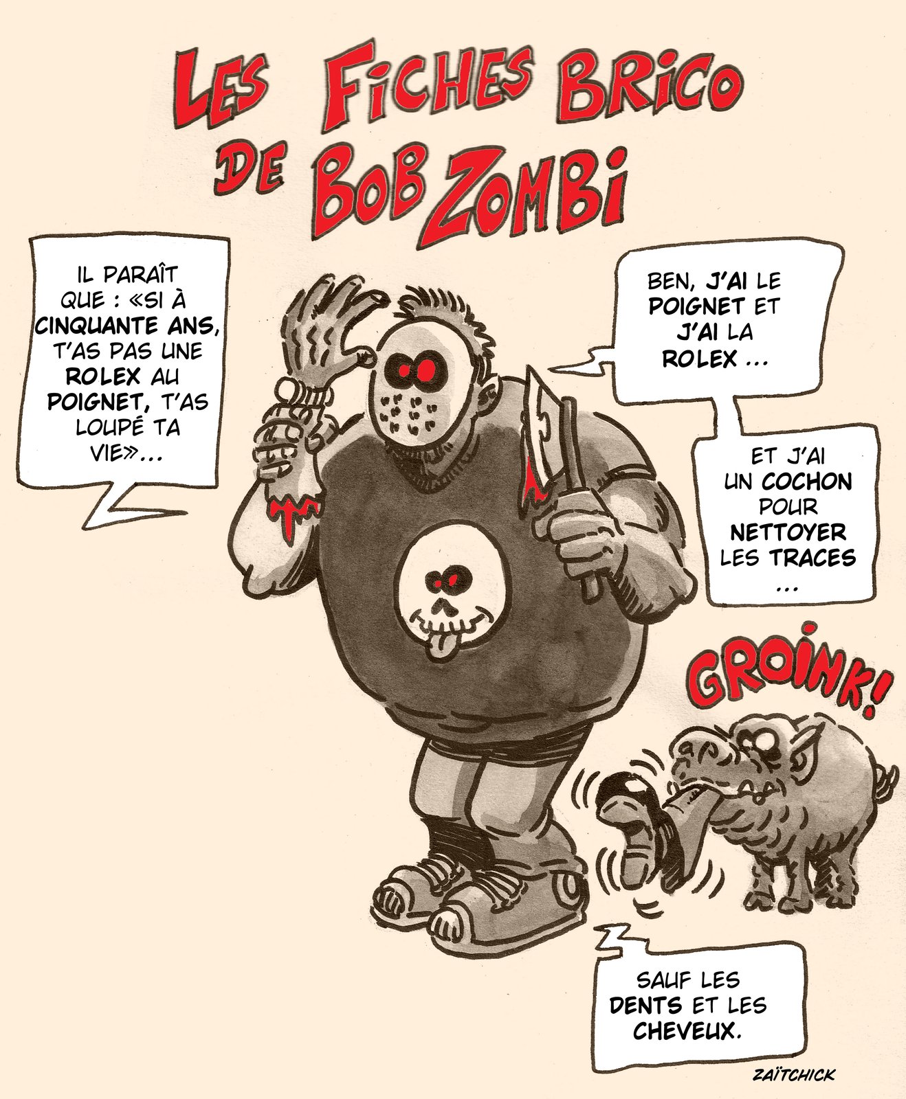 Les fiches brico porcines de Bob Zombi