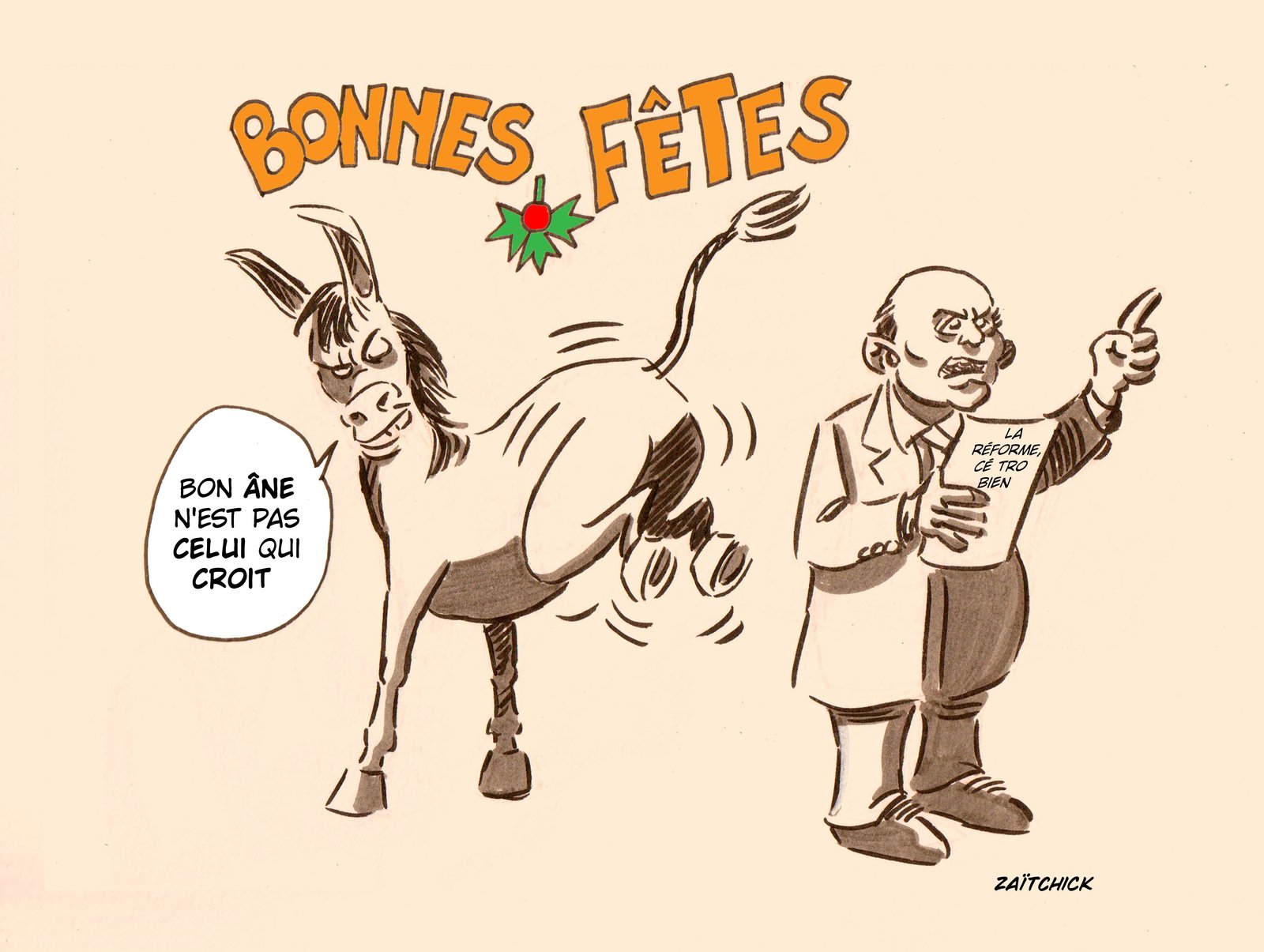 Têtu comme un âne !