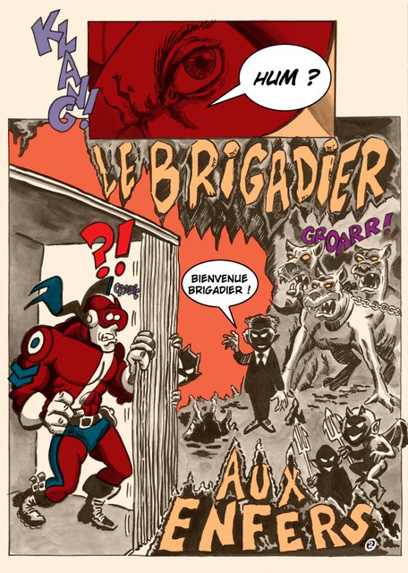 Le Brigadier aux enfers, planche 2