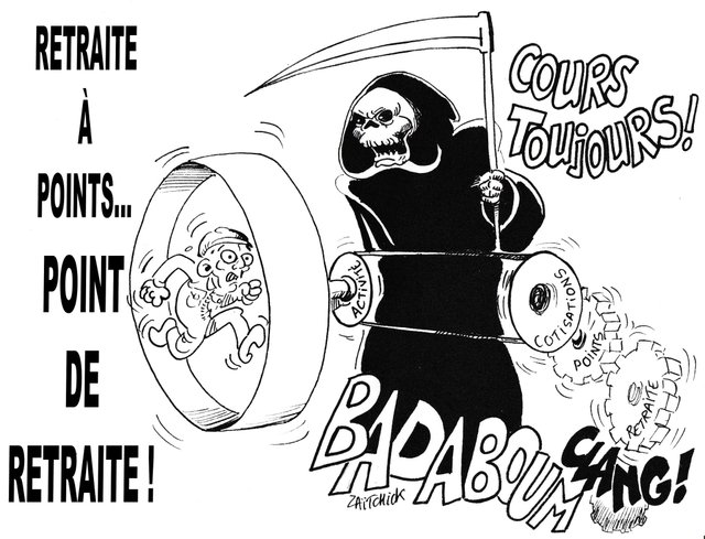 Cours camarade, ta retraite est derrière-toi...