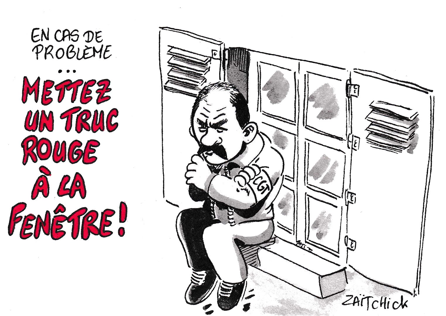 Le geste qui chauve.