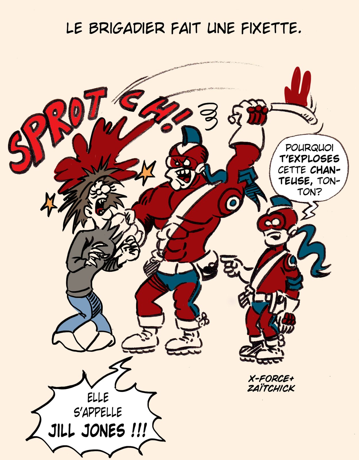 Le Brigadier fixe une idée