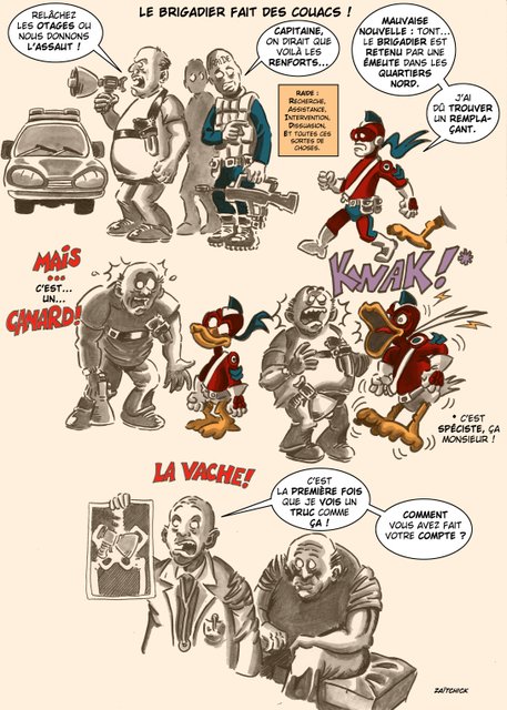 Le Brigadier fait des couacs