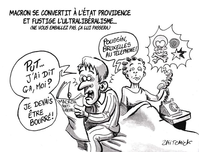 Lendemain de cuite à l'Elysée...