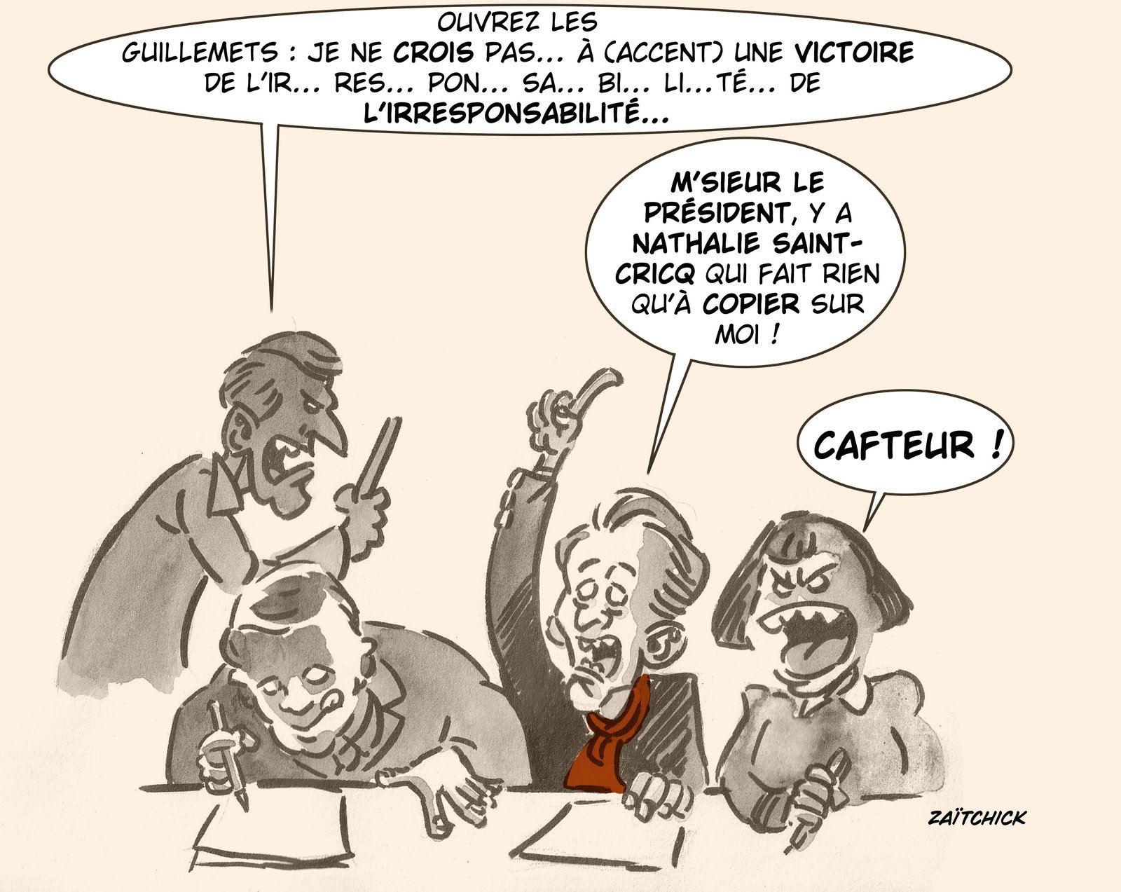 Une presse qui se tient sage