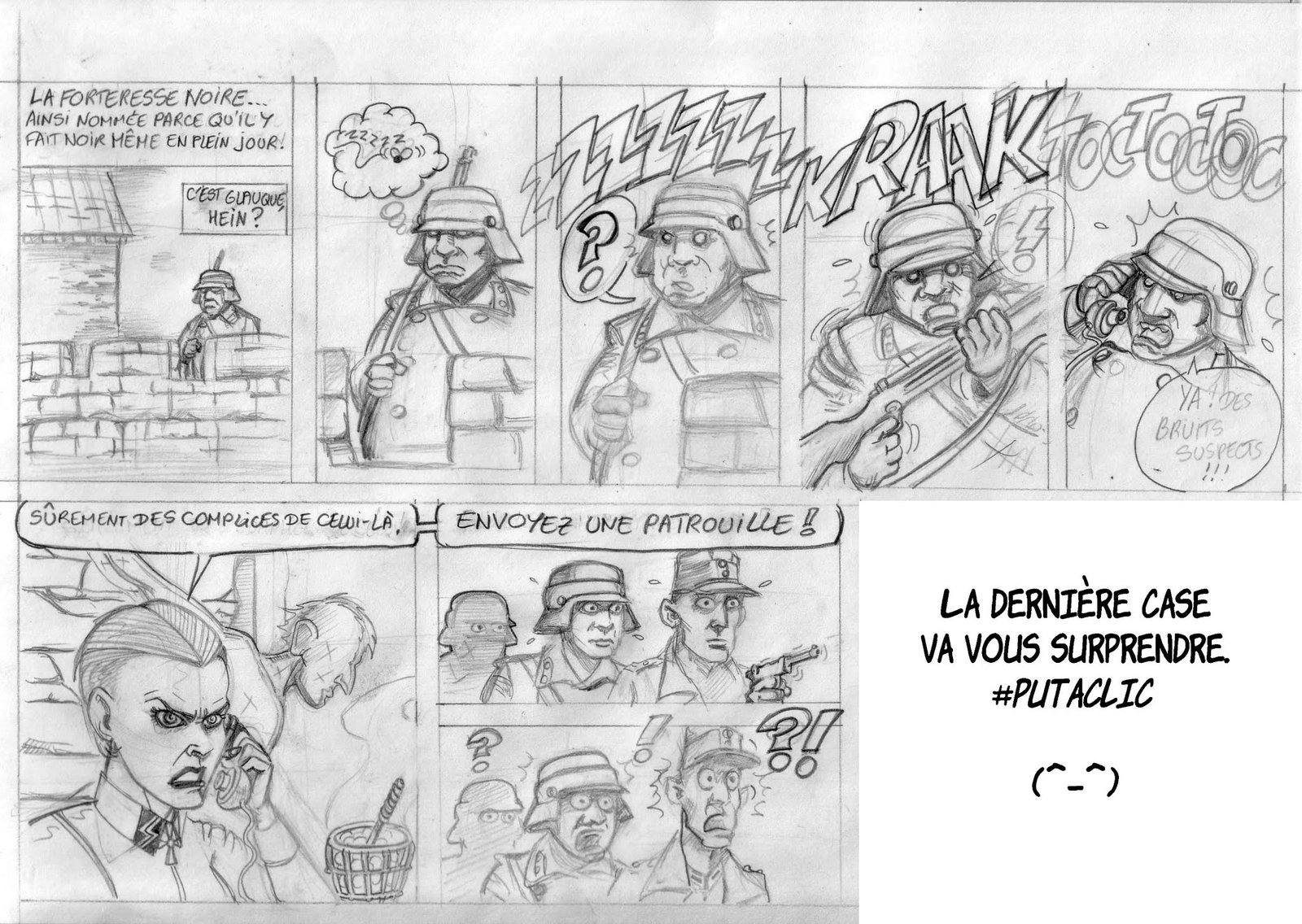 Commando Blitz - crayonné