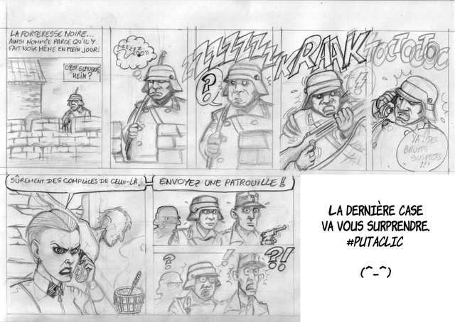 Commando Blitz - crayonné