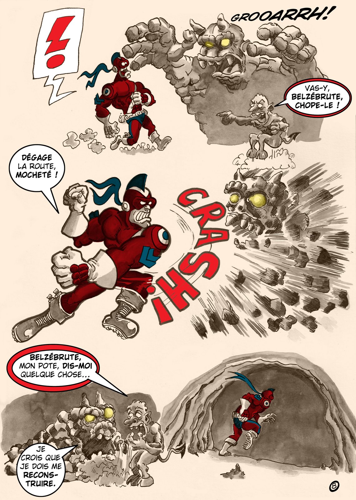 Le Brigadier aux Enfers, planche 8