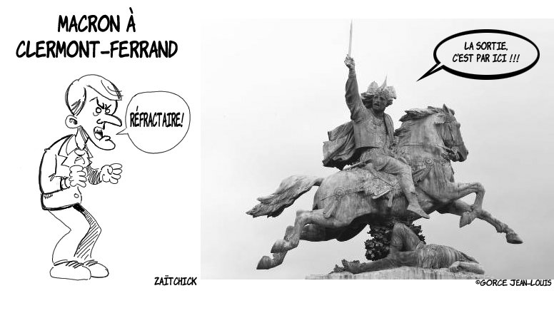 Macron chez les Arvernes