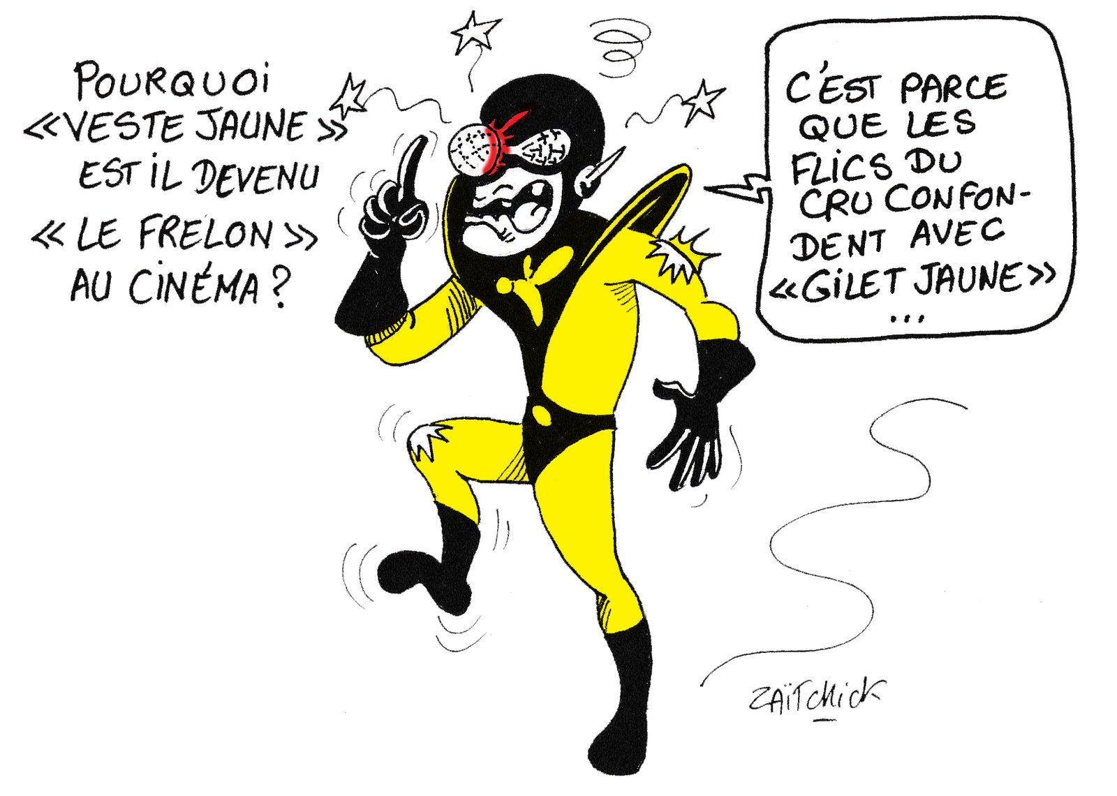 Yellowjacket volante...