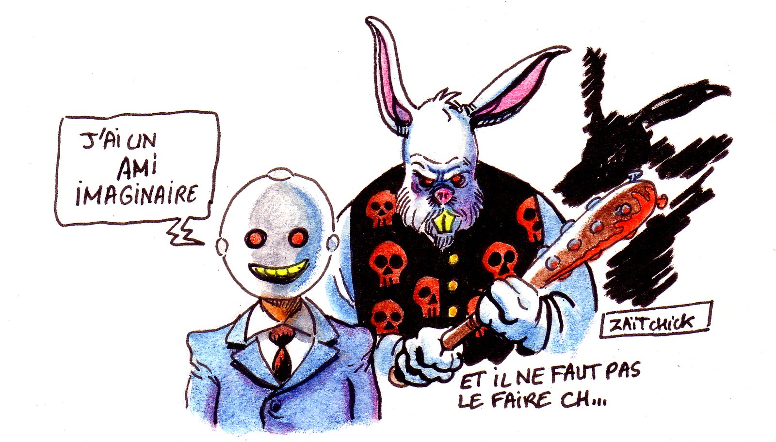 Lapin frappeur (sur la ville...)