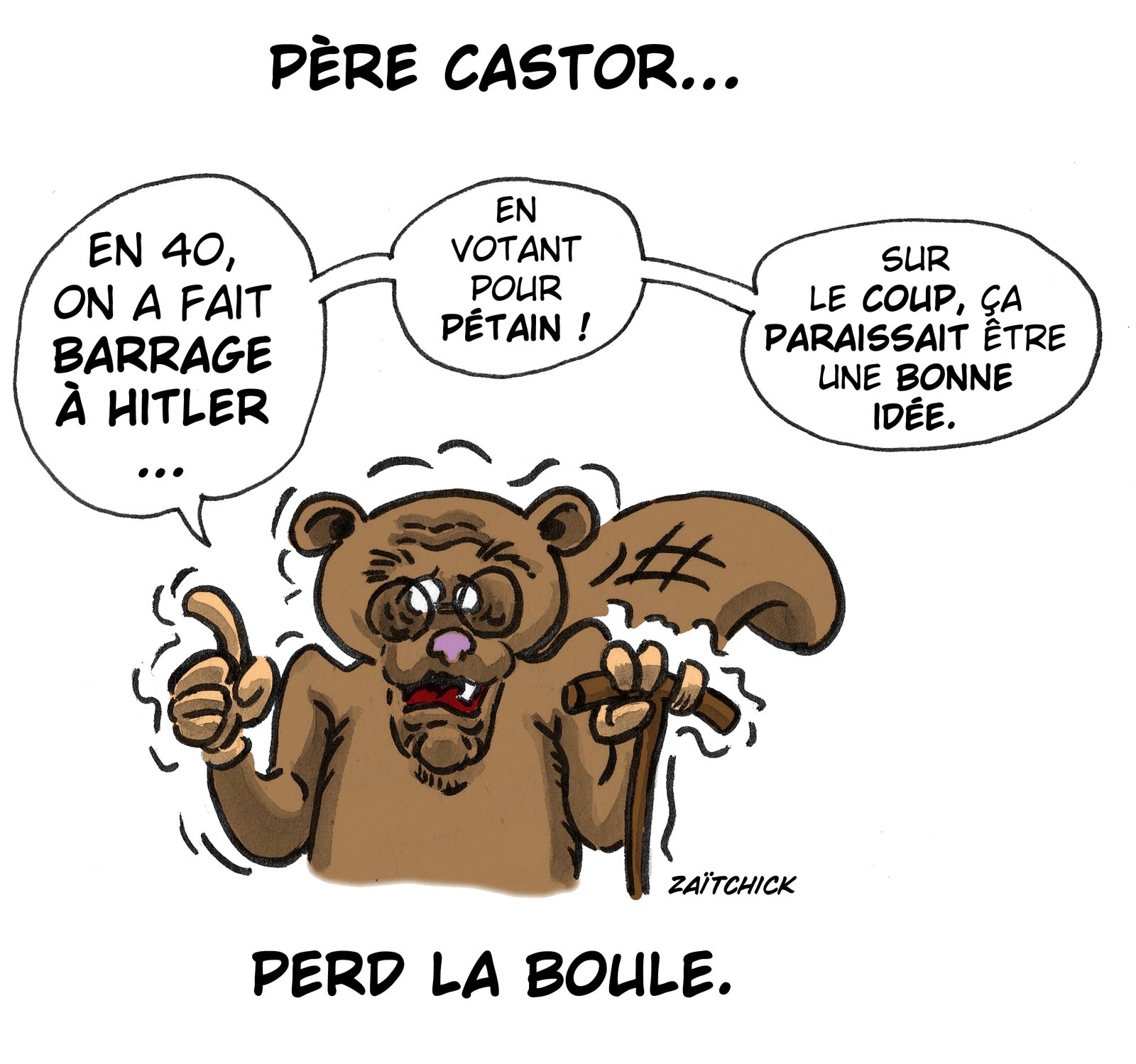 Castor sénile