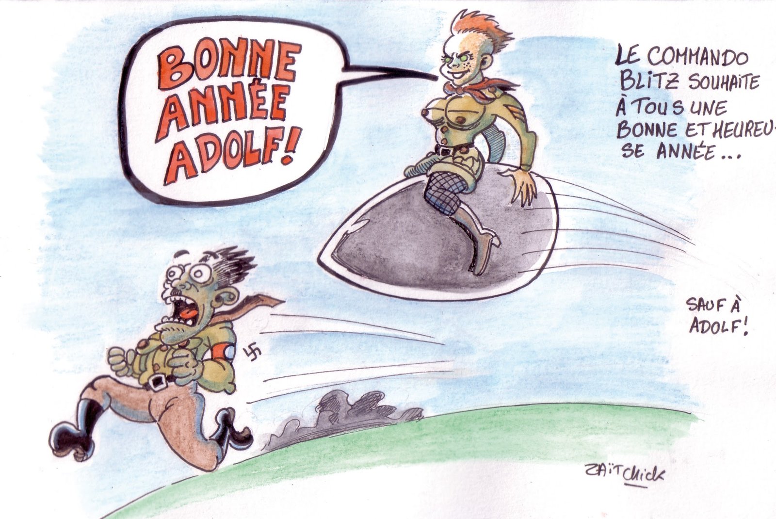 Le Commando Blitz vous souhaite une bonne année...