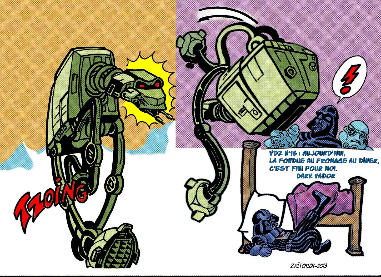 Les cauchemars de l'amateur de fondue au fromage.