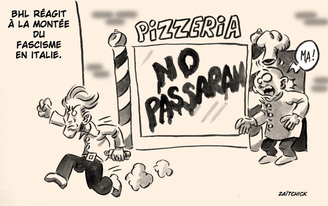 Chemise blanche contre chemise noire