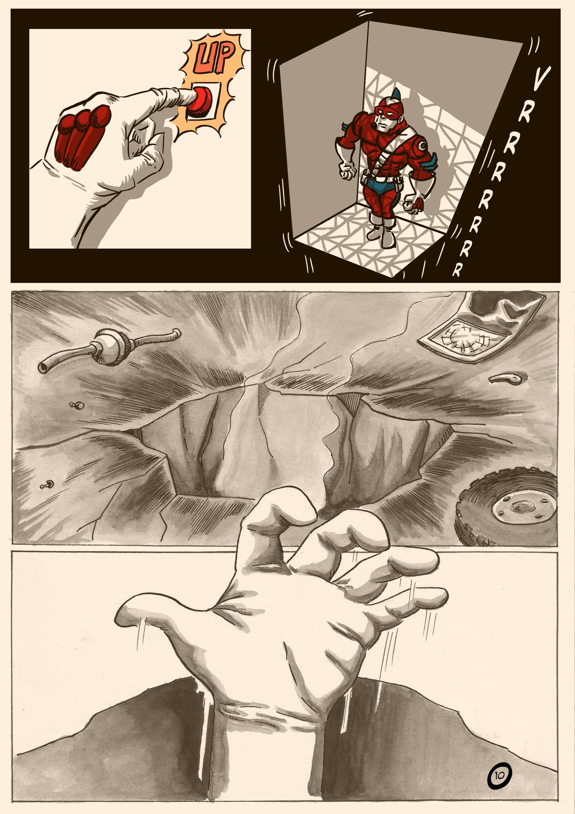 Le Brigadier aux Enfers, planche 10