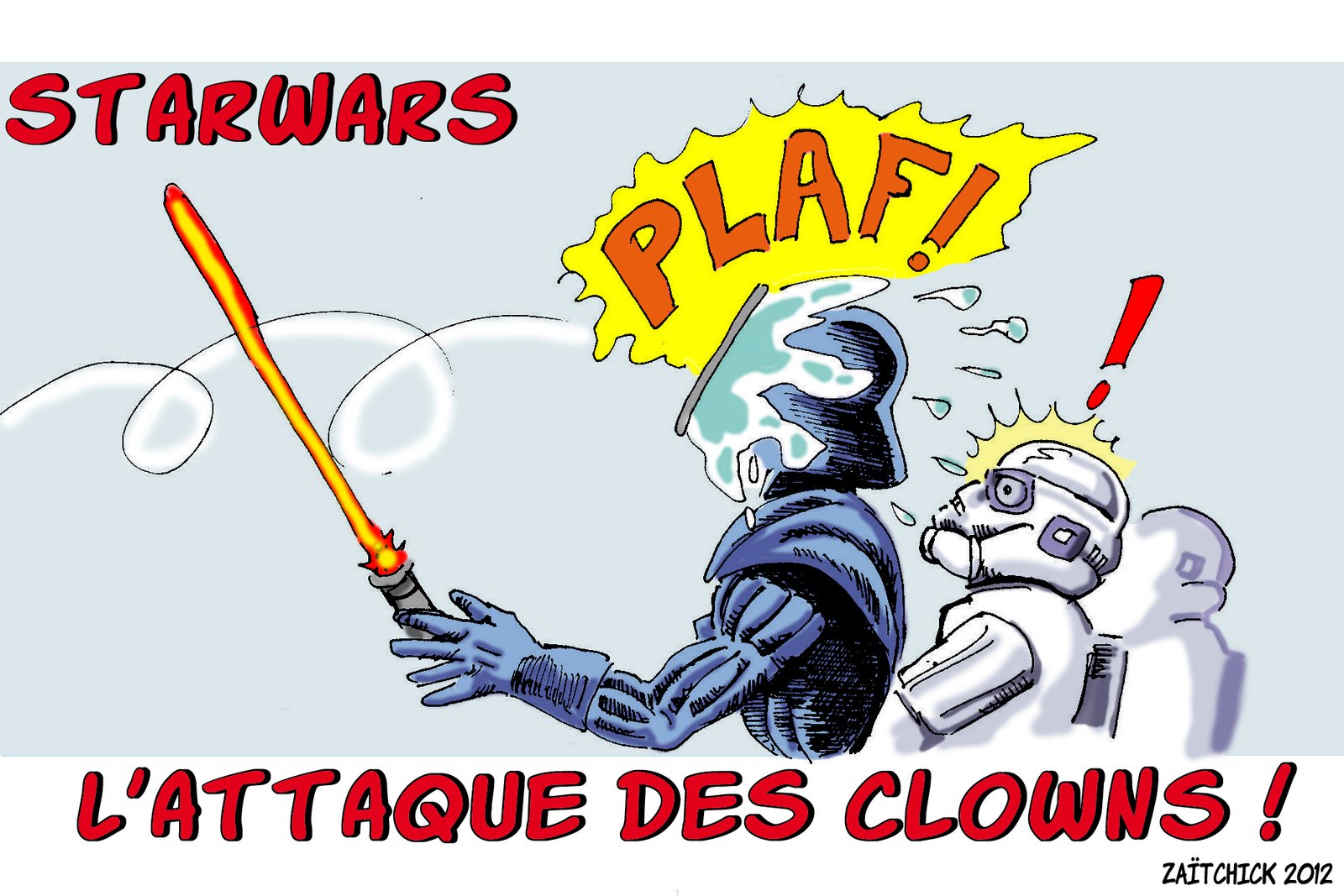 Rions-un peu en attendant Vador...