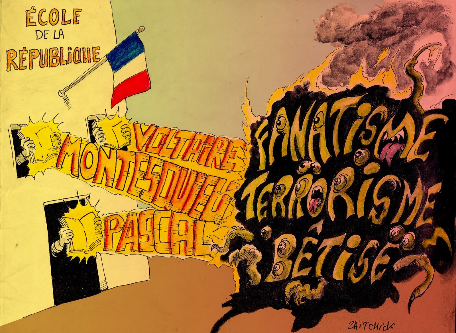 Les Lumières contre l'obscurité