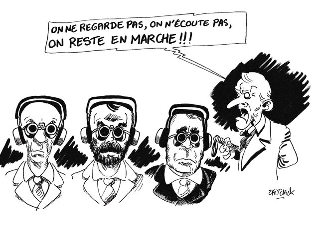 Le troupeau aveugle...