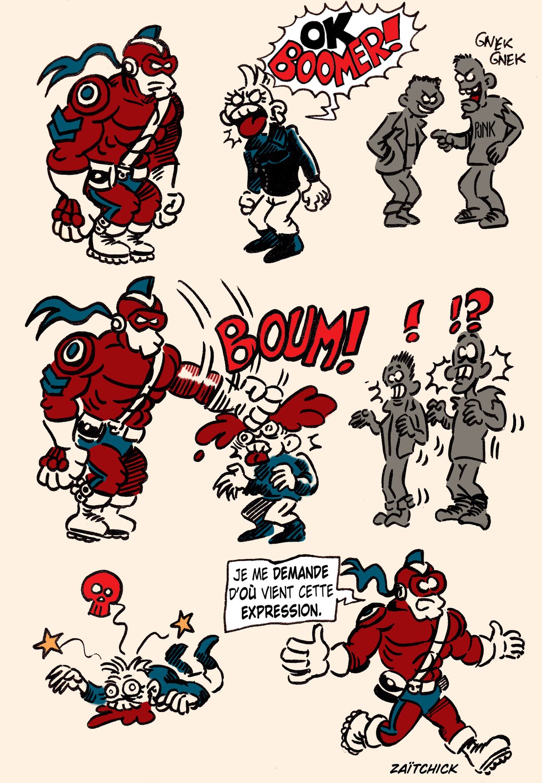 Le Brigadier est un boumeur.