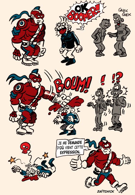 Le Brigadier est un boumeur.