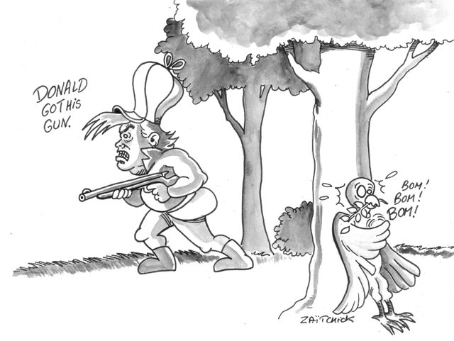 Rions avec Donald Trump