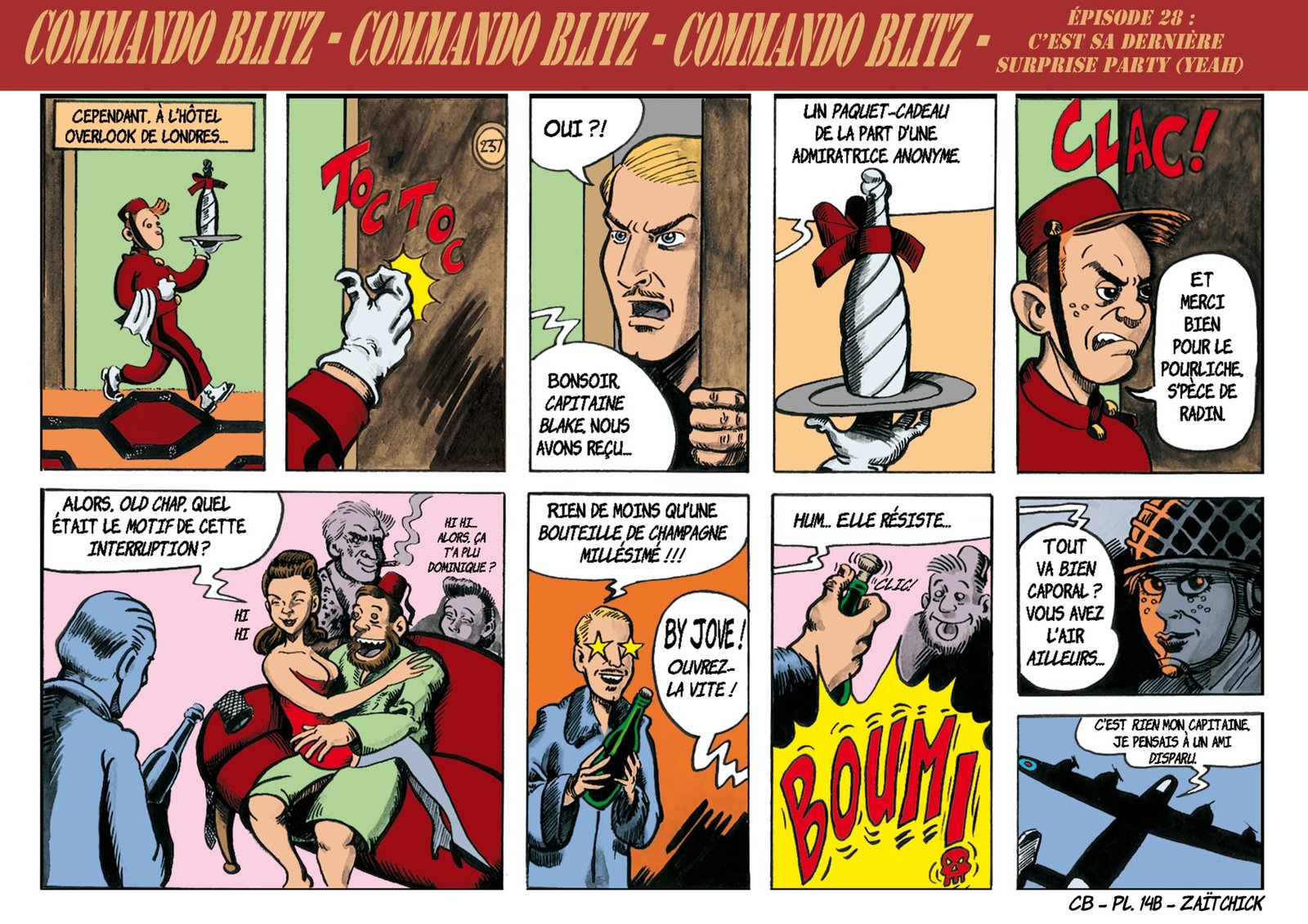 Commando Blitz, épisode 28 : C'est sa dernière surprise party
