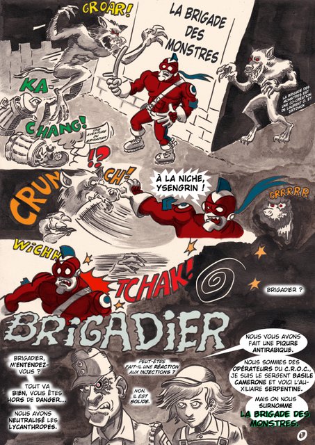 La Brigade des monstres, récit complet.