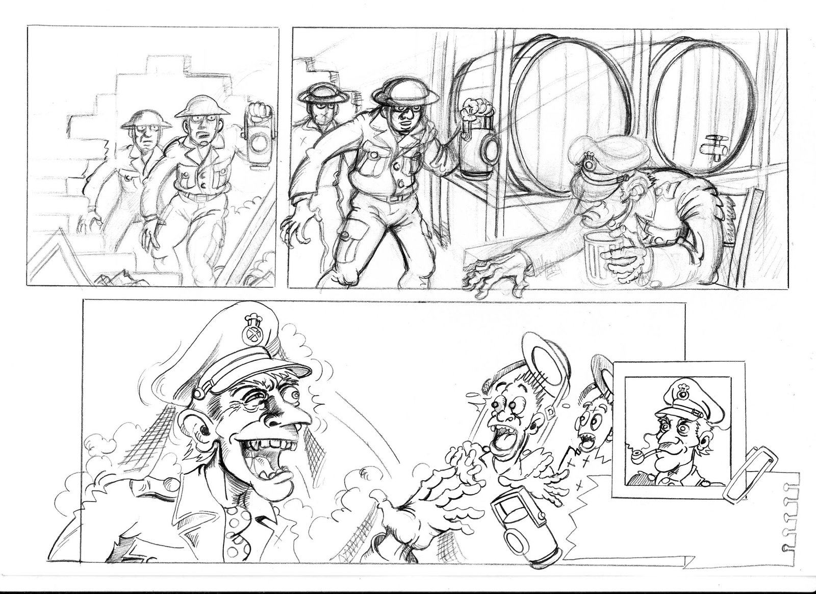 Commando Blitz, 3e planche.
