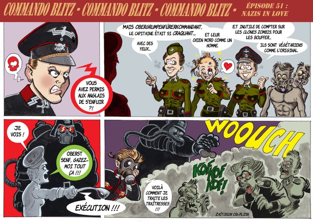 Commando Blitz, épisode 51 : Nazis in love.