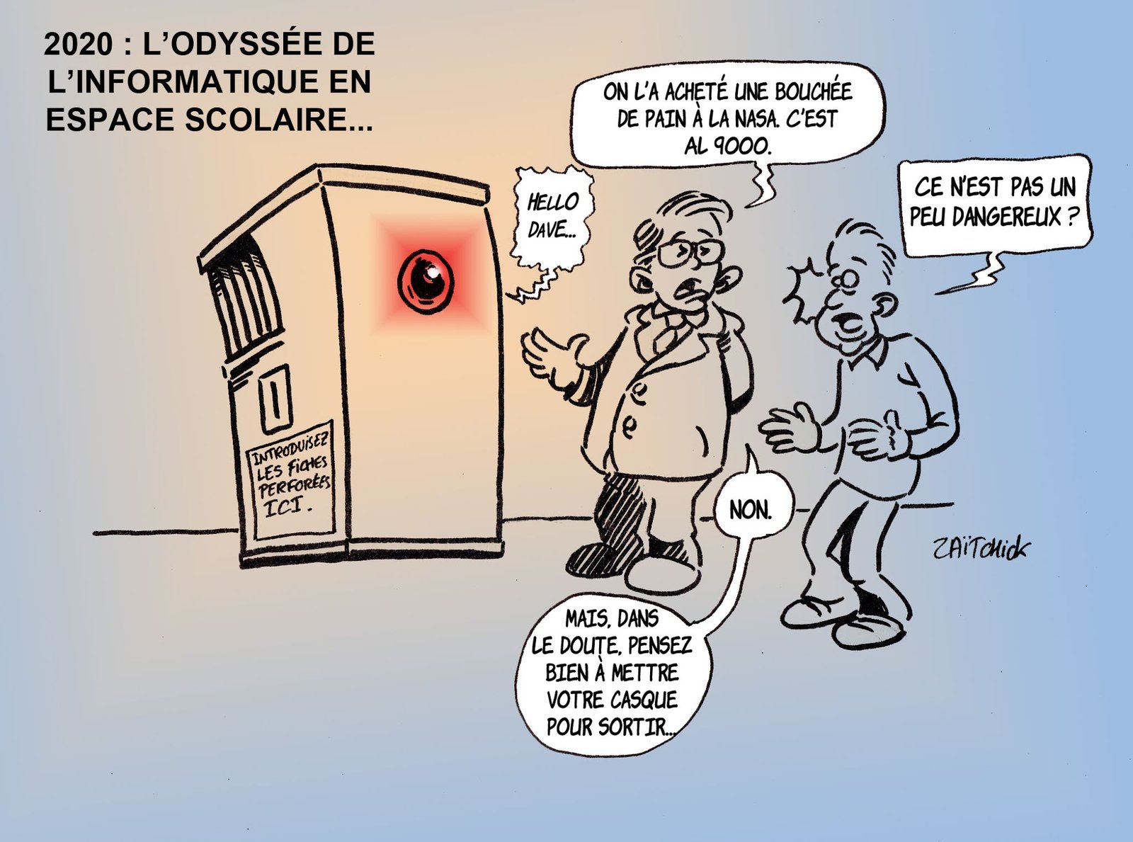 Dans l'espace éducatif, vous pouvez toujours crier...