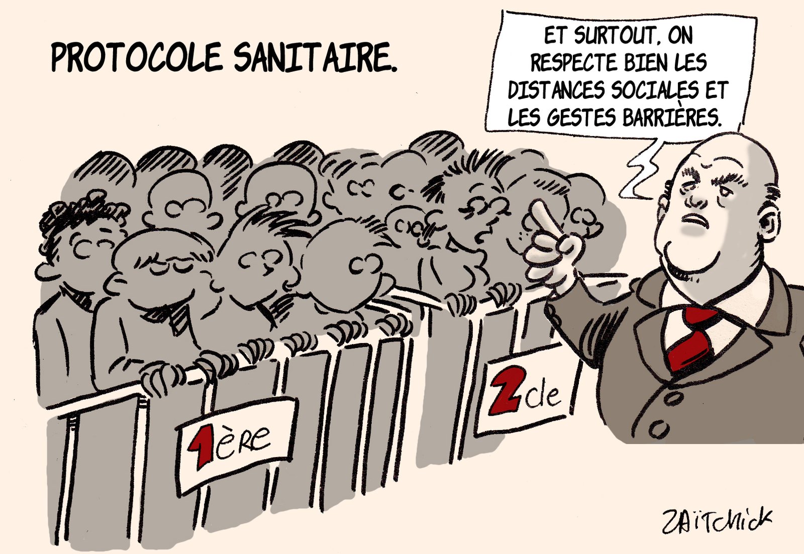 Protocole sanitaire façon puzzle