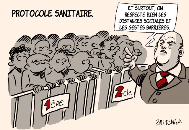 Protocole sanitaire façon puzzle