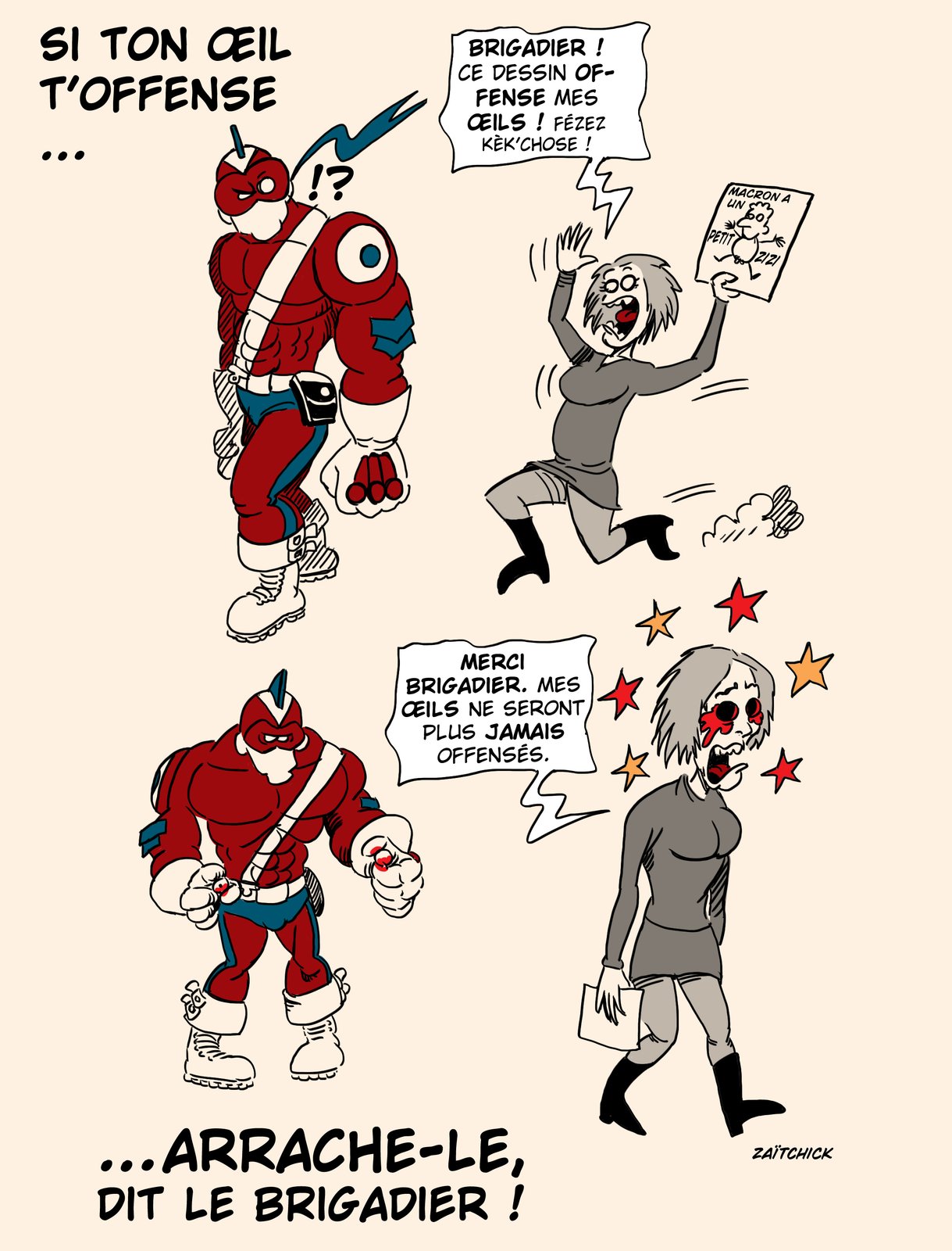 Le Brigadier n'aime pas la censure