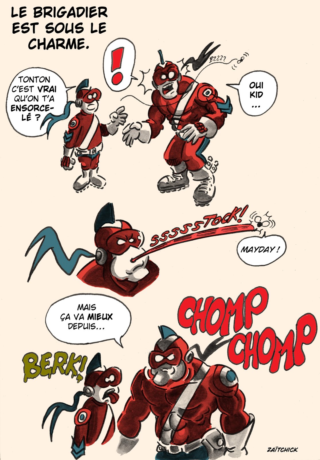 Le Brigadier est sous le charme.