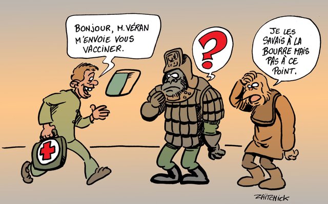 On apprend à faire des grimaces