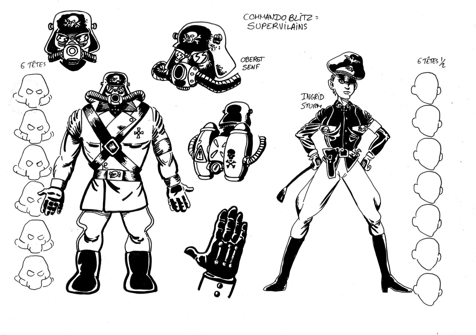 Commando Blitz : super-vilains.